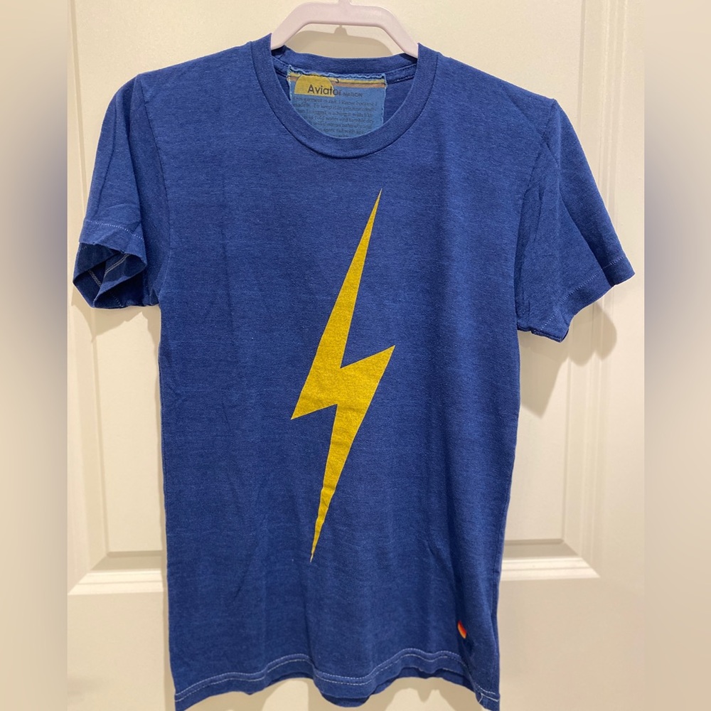 Aviator Nation Blue Bolt T-Shirt